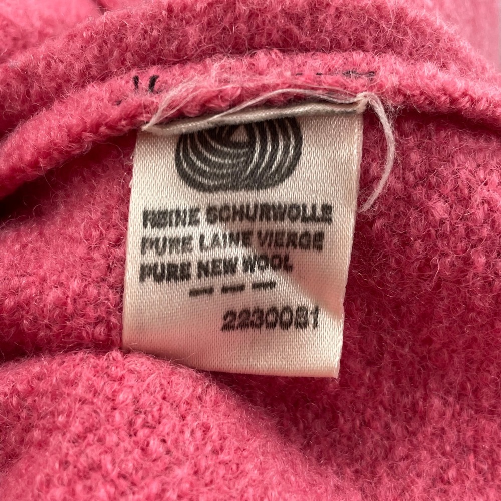 Geiger Boiled Wool Jacket Womens 44 Pink Tyrol Austria Button Up Cardigan Coat - Picture 7 of 9